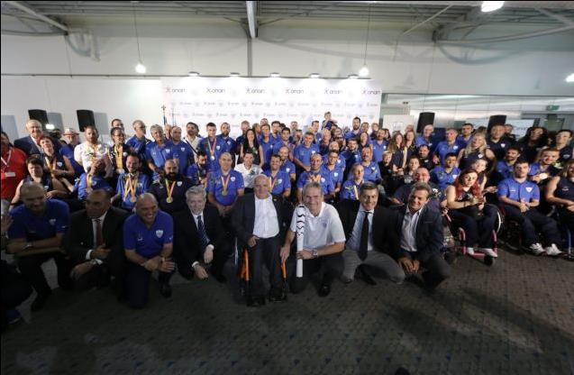 Θερμή υποδοχή στους Έλληνες Παραολυμπιονίκες