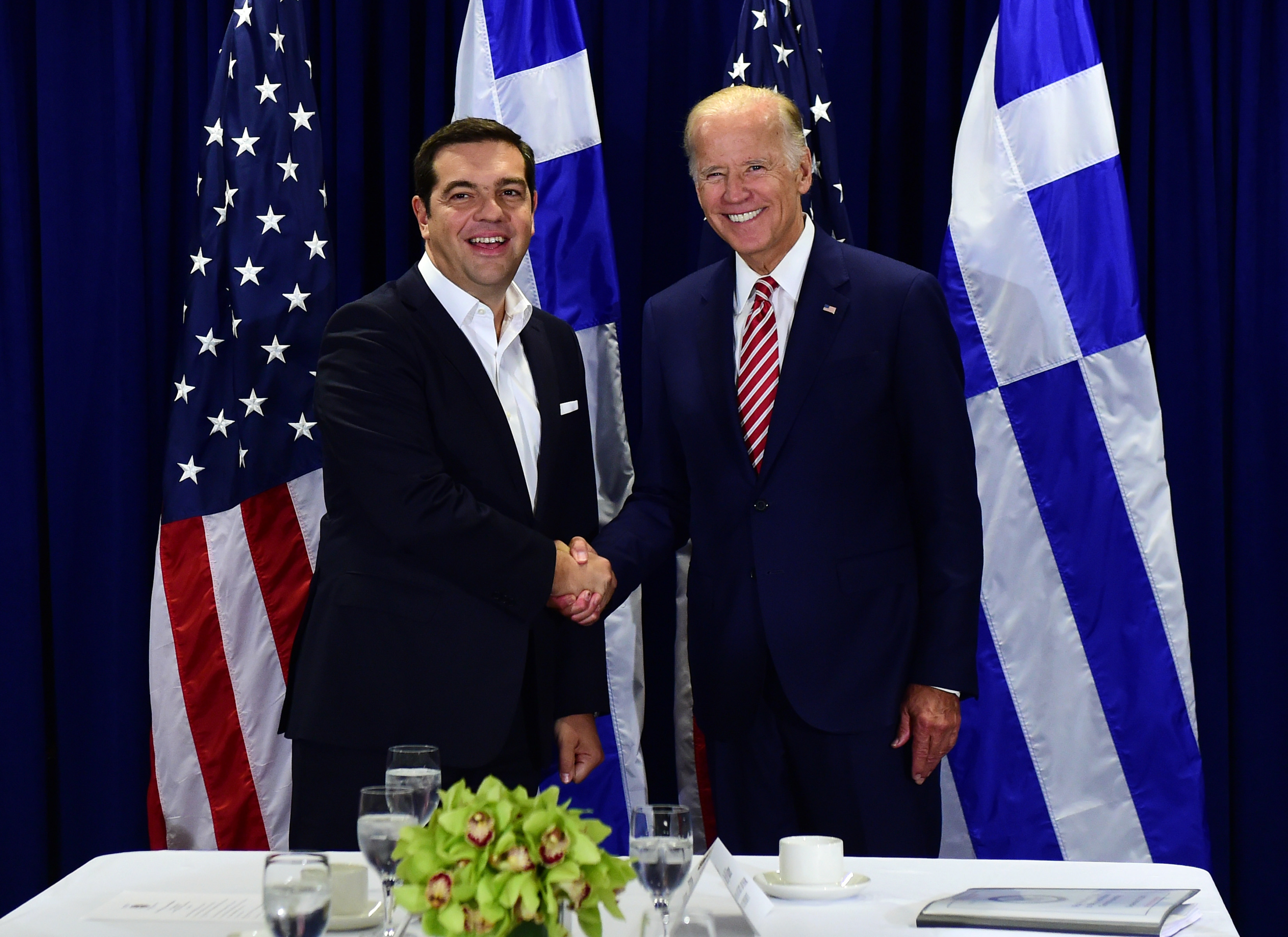 Συνάντηση Αλέξη Τσίπρα με τον Τζο Μπάιντεν