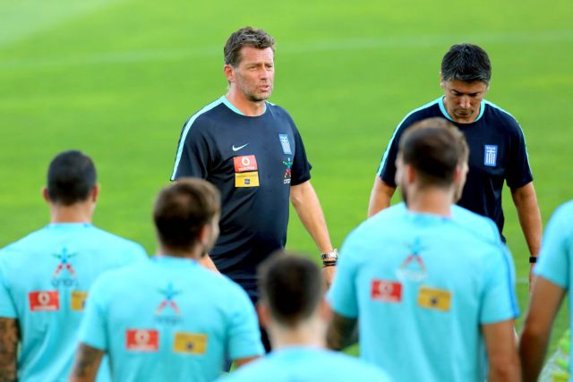 Με πολλές απουσίες η προπόνηση της Εθνικής