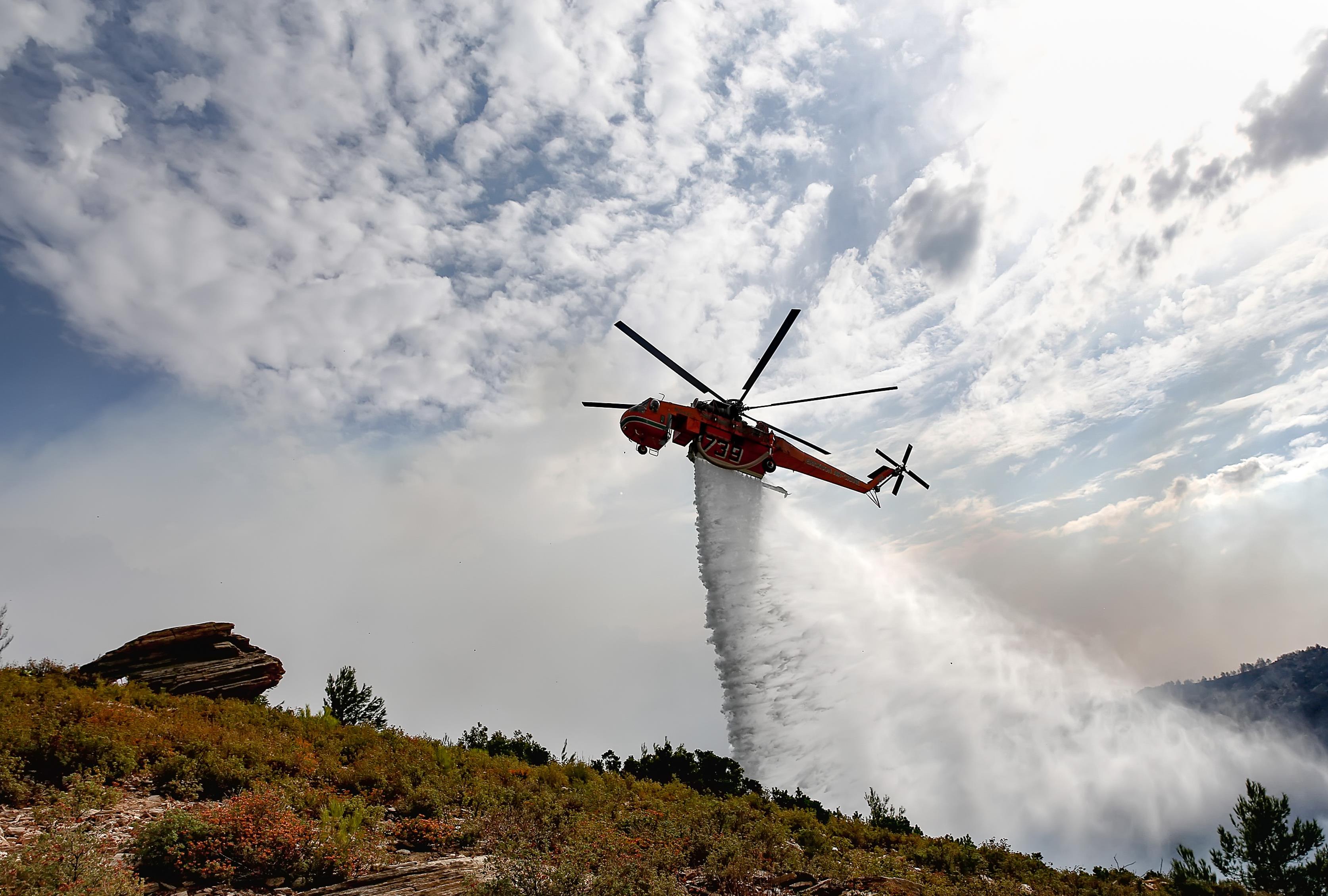 Πυρκαγιά σε αγροτοδασική έκταση στη Λέσβο