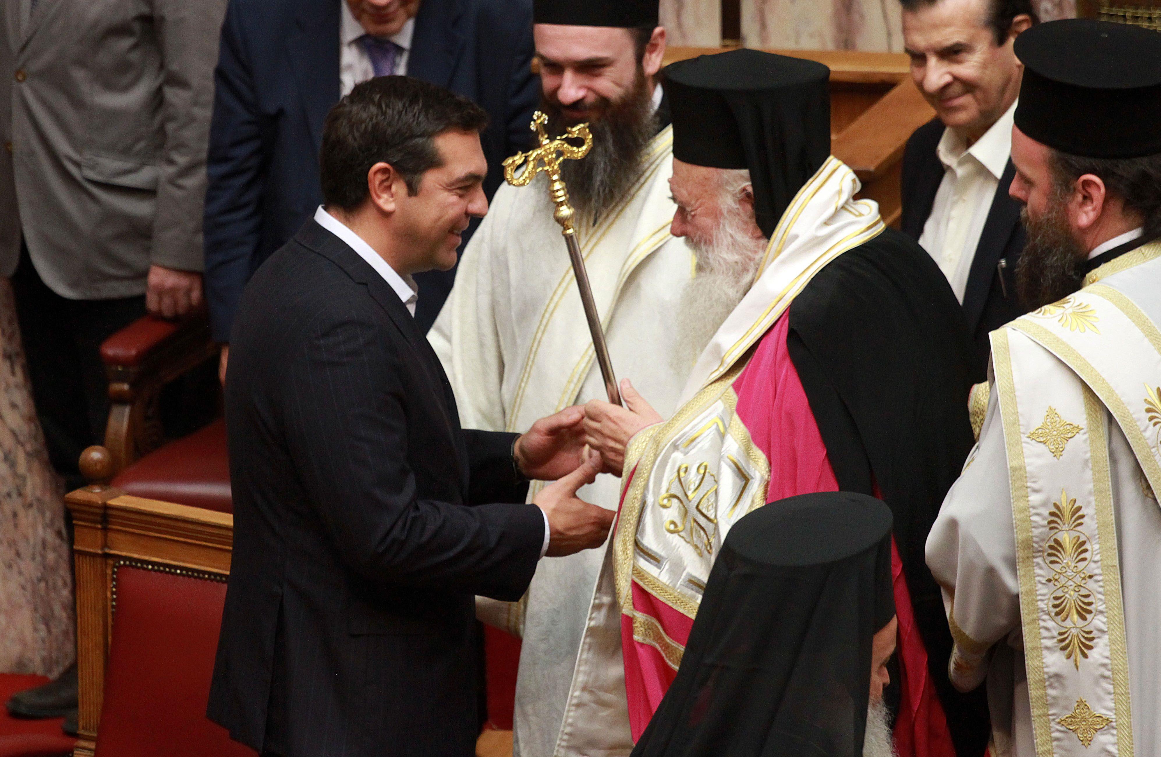 Κρίσιμο ραντεβού του Αλέξη Τσίπρα με τον αρχιεπίσκοπο Ιερώνυμο