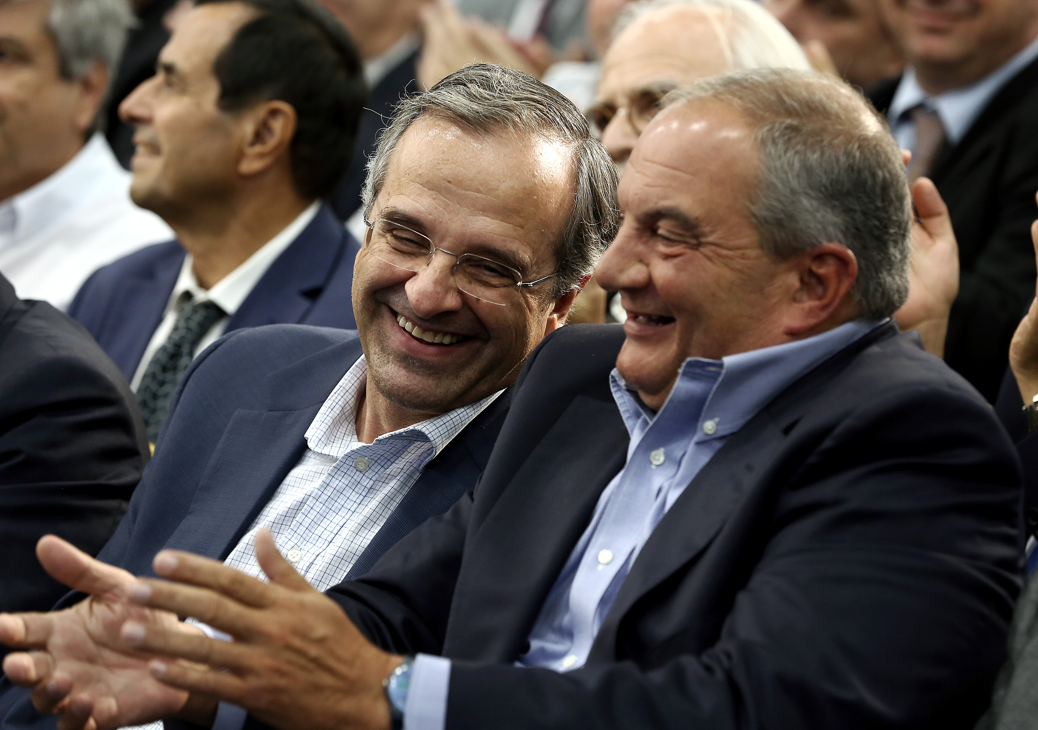 Τι ψιθύρισε ο Καραμανλής σε Σαμαρά και Γεωργιάδη