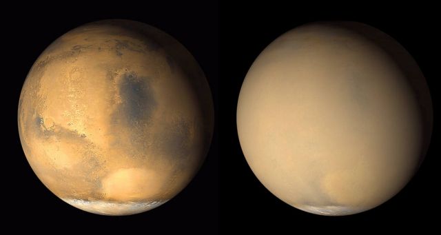Παγκόσμια αμμοθύελλα αναμένεται να τυλίξει τον Άρη