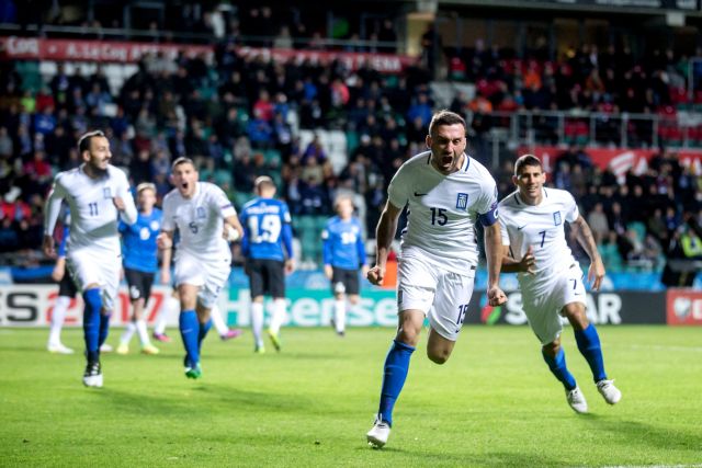 Η Εθνική πέρασε από το Ταλίν με 2-0 και έκανε το 3Χ3