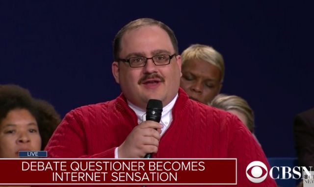 Κένεθ Μπόουν: Ένας αναποφάσιστος έγινε σταρ στο ντιμπέιτ Κλίντον-Τραμπ