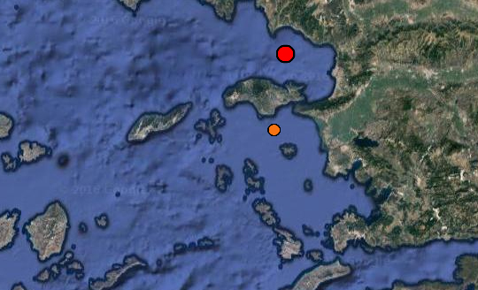 Σεισμός 4,3 βαθμών βορειοανατολικά της Σάμου