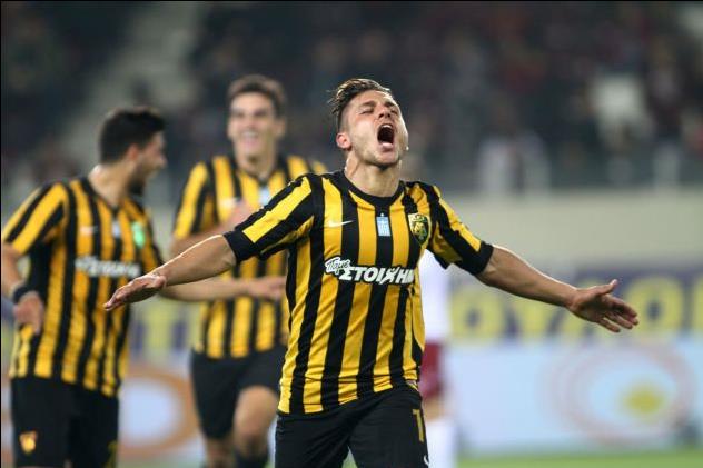 Η ΑΕΚ νίκησε στη Λάρισα με Πλατέλλα και Ανέστη