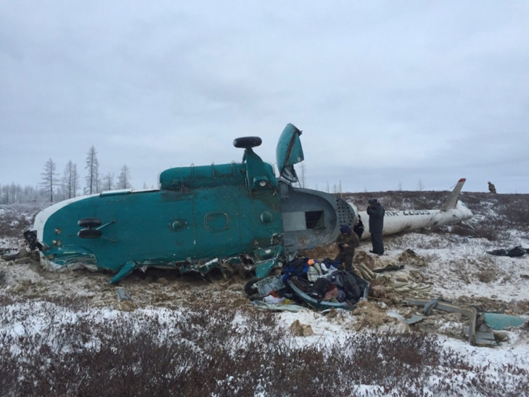 Συντριβή ρωσικού ελικοπτέρου στη Σιβηρία, 19 νεκροί