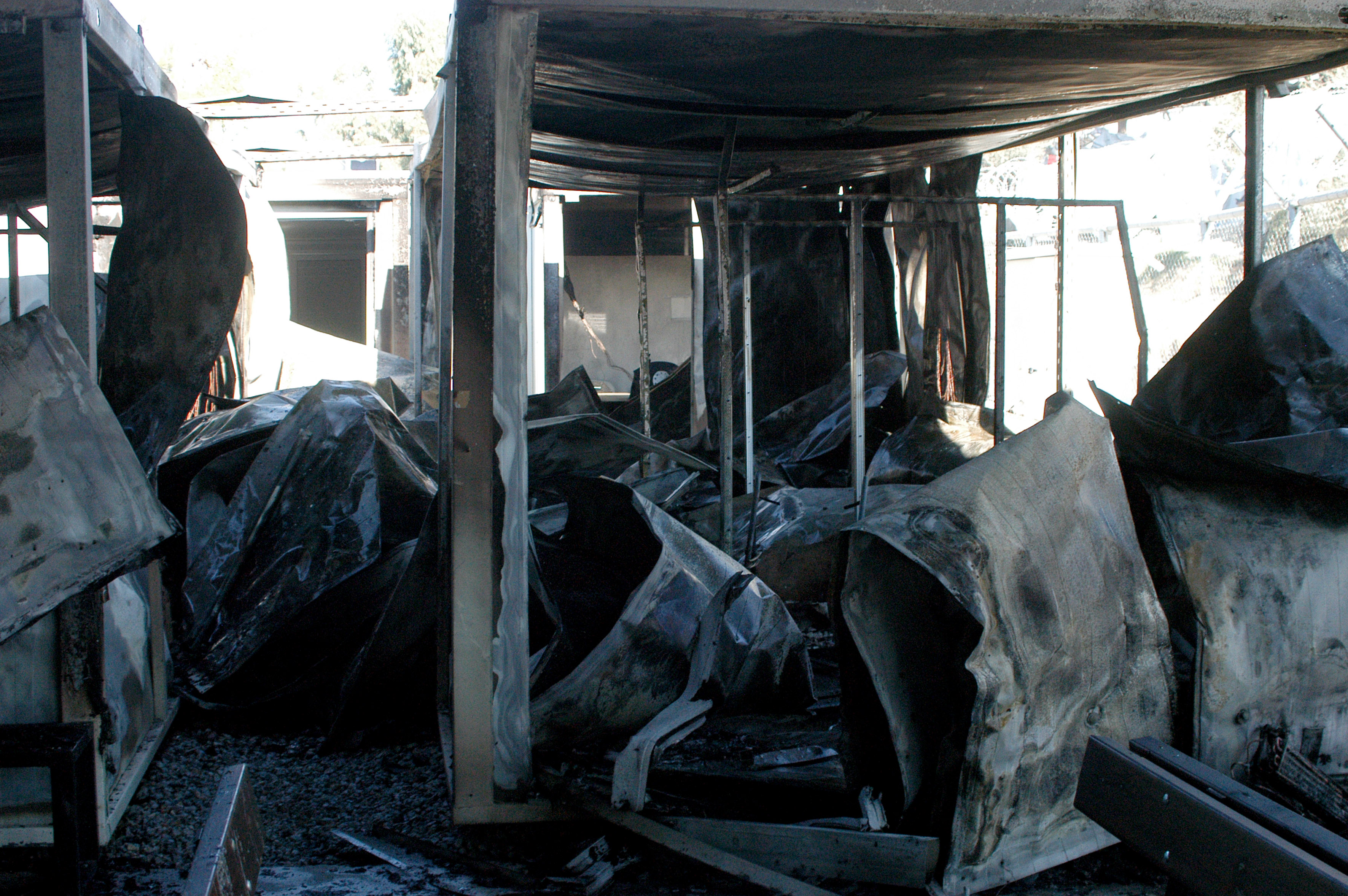 Στις φλόγες και πάλι το hotspot στη Μόρια