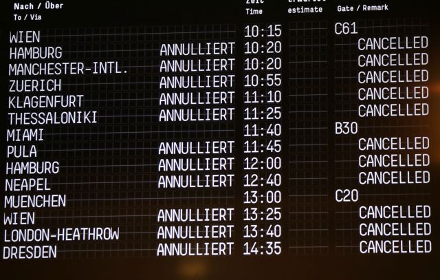 Απεργία σε Germanwings και Eurowings καθηλώνουν τα αεροπλάνα της Lufthansa