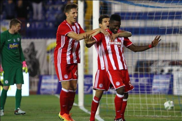 Ο Ιντέγε έσωσε τον Ολυμπιακό στο Περιστέρι, νίκησε η Λάρισα