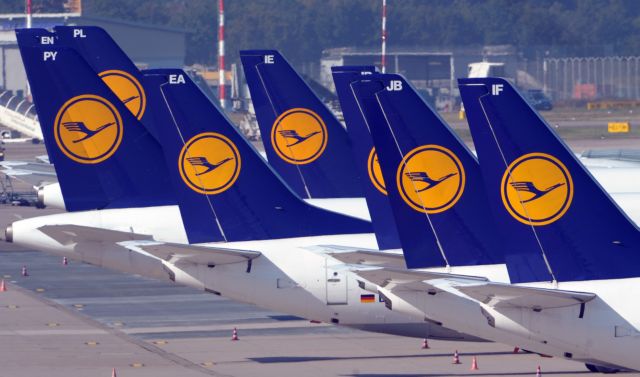 Διήμερο απεργιακών κινητοποιήσεων για τους πιλότους της Lufthansa