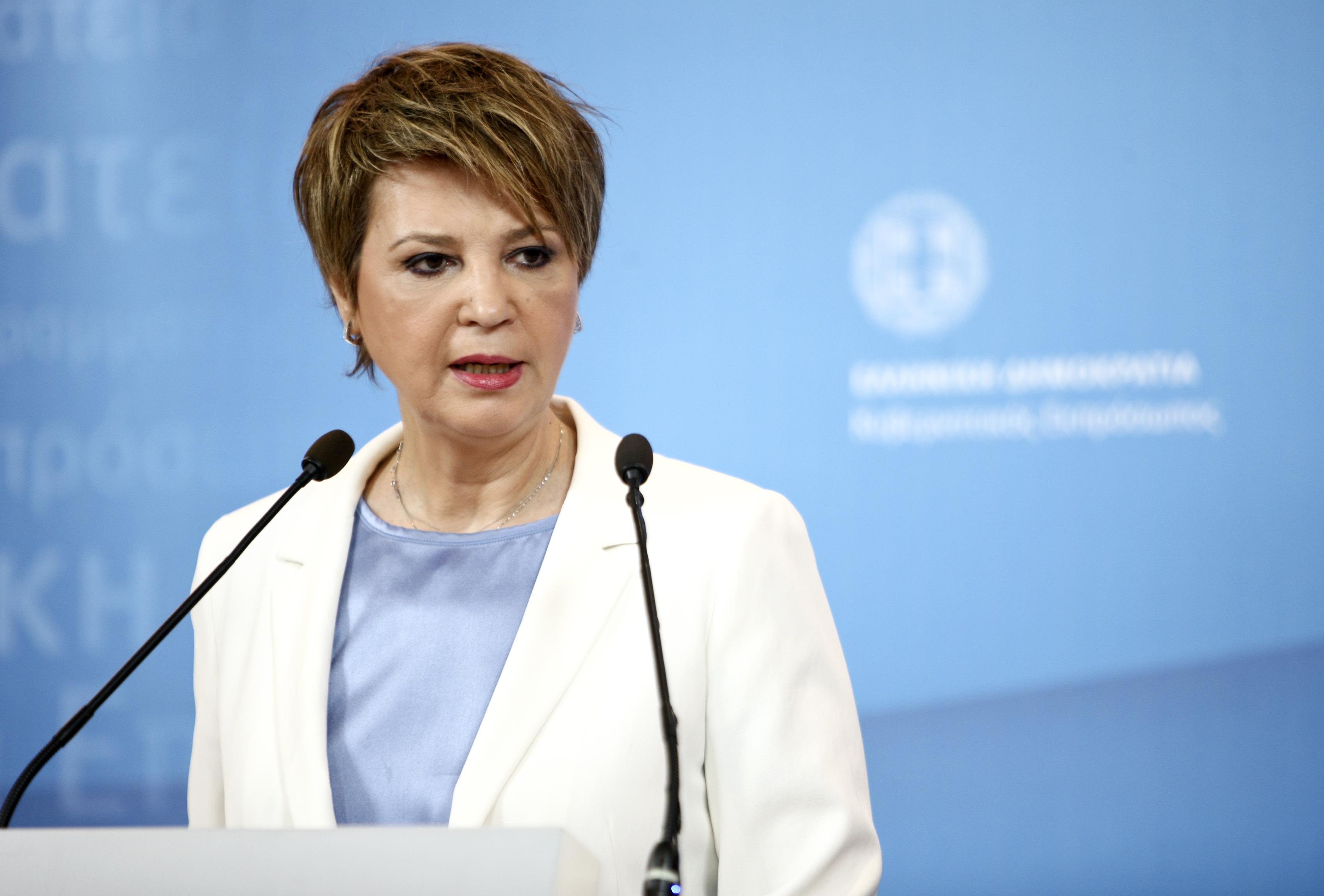 Γεροβασίλη: Θα ενισχύσουμε το κλίμα συναίνεσης