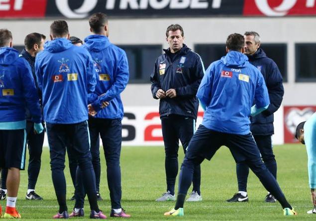 Με 14 ποδοσφαιριστές η πρώτη προπόνηση της Εθνικής ομάδας