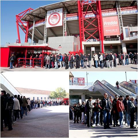 Ουρές στο Καραϊσκάκη για ένα εισιτήριο εν όψει Παναθηναϊκού