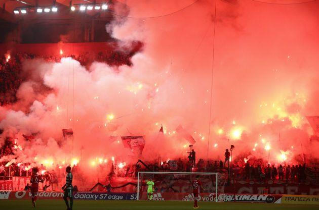 Υψηλό πρόστιμο στον Ολυμπιακό για το ντέρμπι
