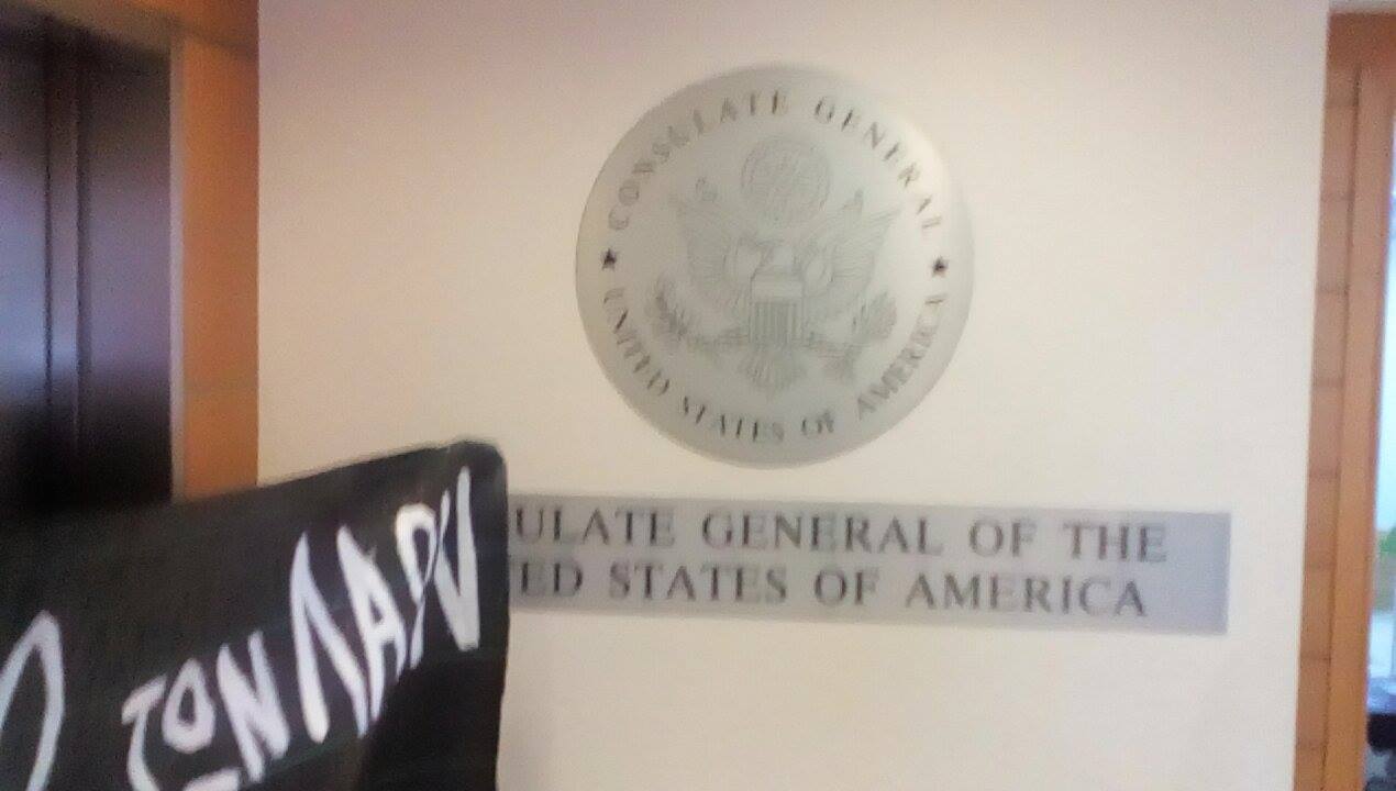 Εισβολή του Ρουβίκωνα στο προξενείο των ΗΠΑ στη Θεσσαλονίκη