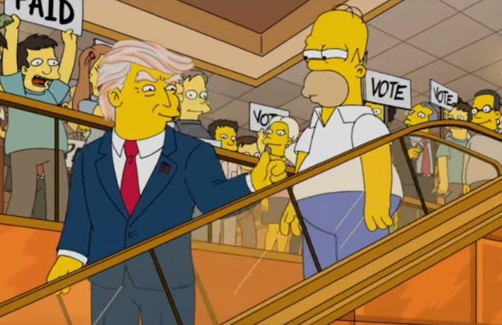 Όταν οι Simpsons προέβλεπαν την άνοδο του Τραμπ στην εξουσία