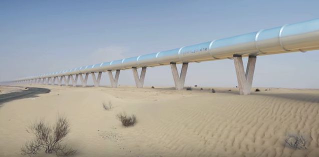 Βίντεο με Hyperloop One από το Ντουμπάι στο Άμπου Ντάμπι σε 12 λεπτά