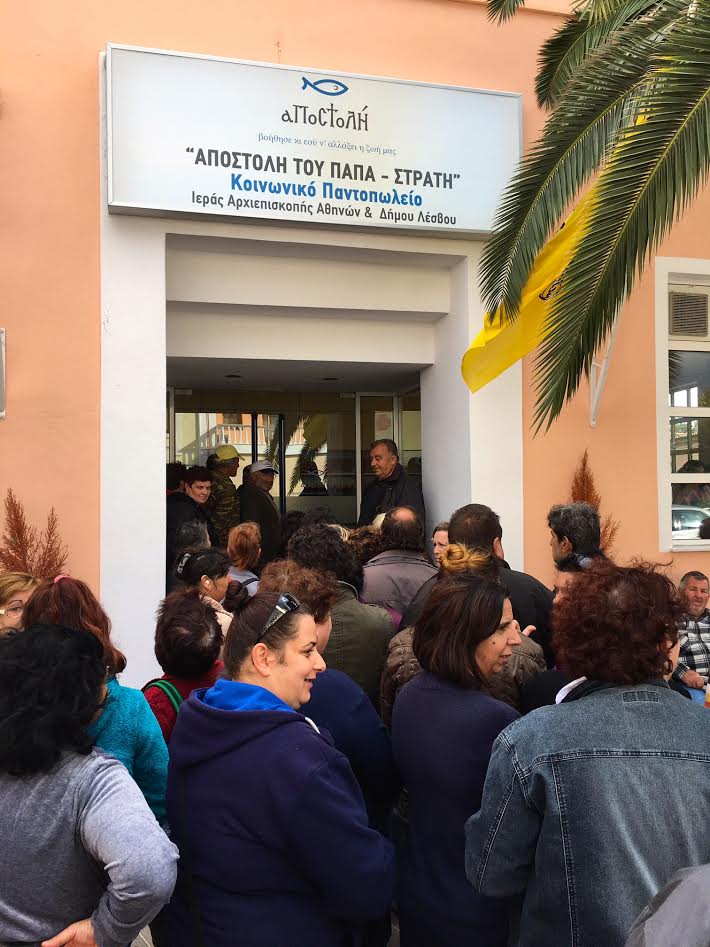 Η  «Αποστολή» συνεχίζει να στηρίζει 413 οικογένειες στη Λέσβο και στη Χίο