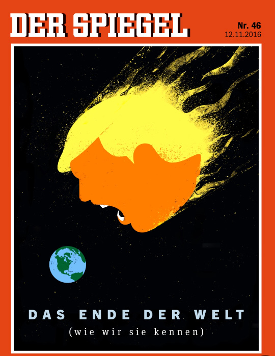 Τραμπ – κομήτης στο εξώφυλλο του Spiegel απειλεί να καταστρέψει τον κόσμο