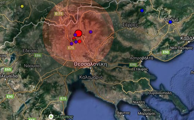 Σεισμός στο Κιλκίς – Κουνήθηκαν Θεσσαλονίκη και Πέλλα