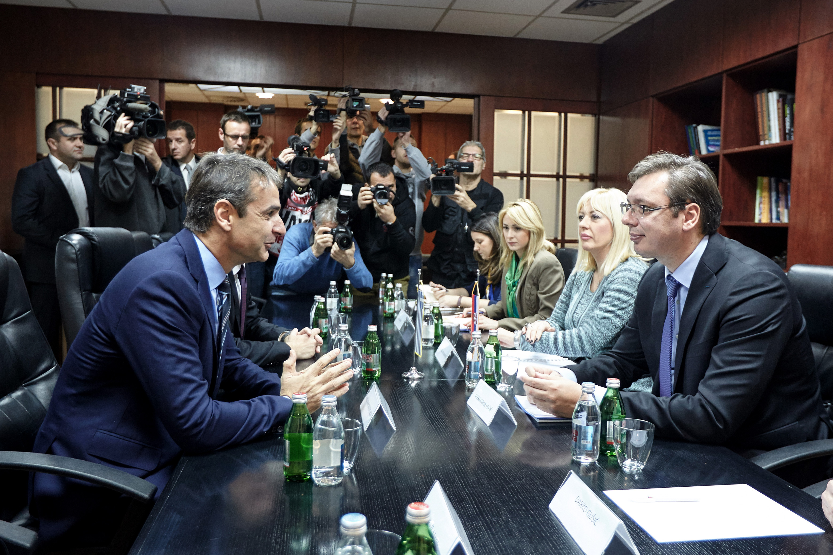 Μητσοτάκης: Περιθώρια βελτίωσης των οικονομικών μας δεσμών με τη Σερβία