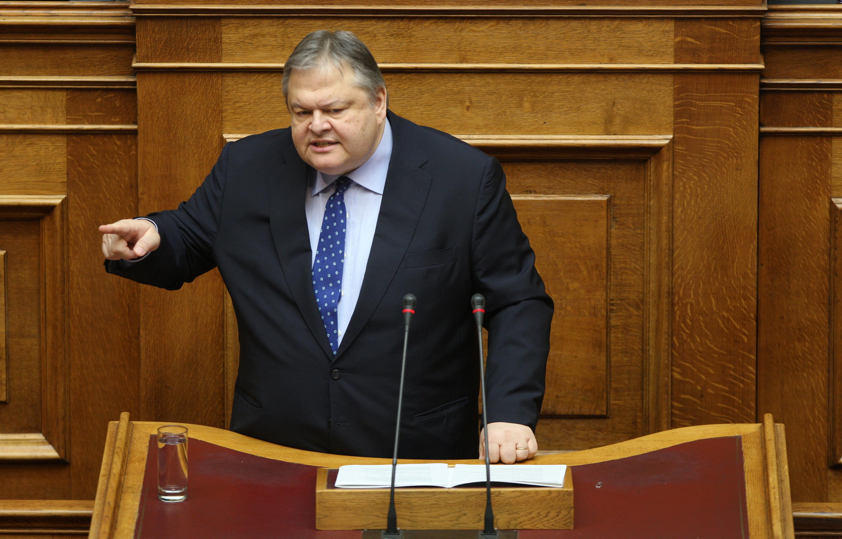 Η αιχμηρή ανάλυση του Ευ.Βενιζέλου για το Eurogroup