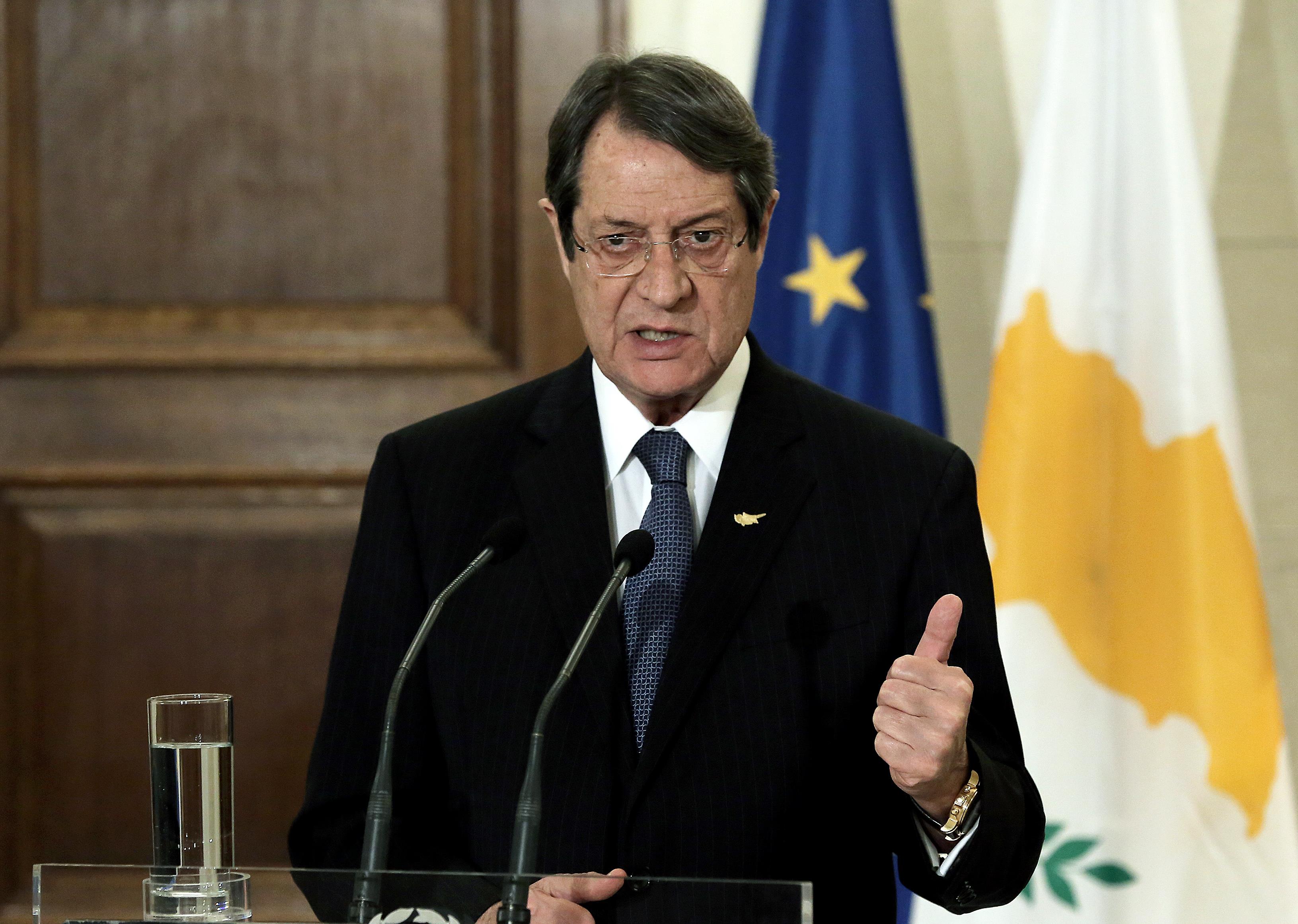 Αναστασιάδης: Συνεχίζουμε από το σημείο που διακόπηκαν οι συνομιλίες