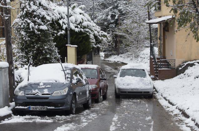 Αντιολισθητικές αλυσίδες σε σημεία του οδικού δικτύου της Χαλκιδικής