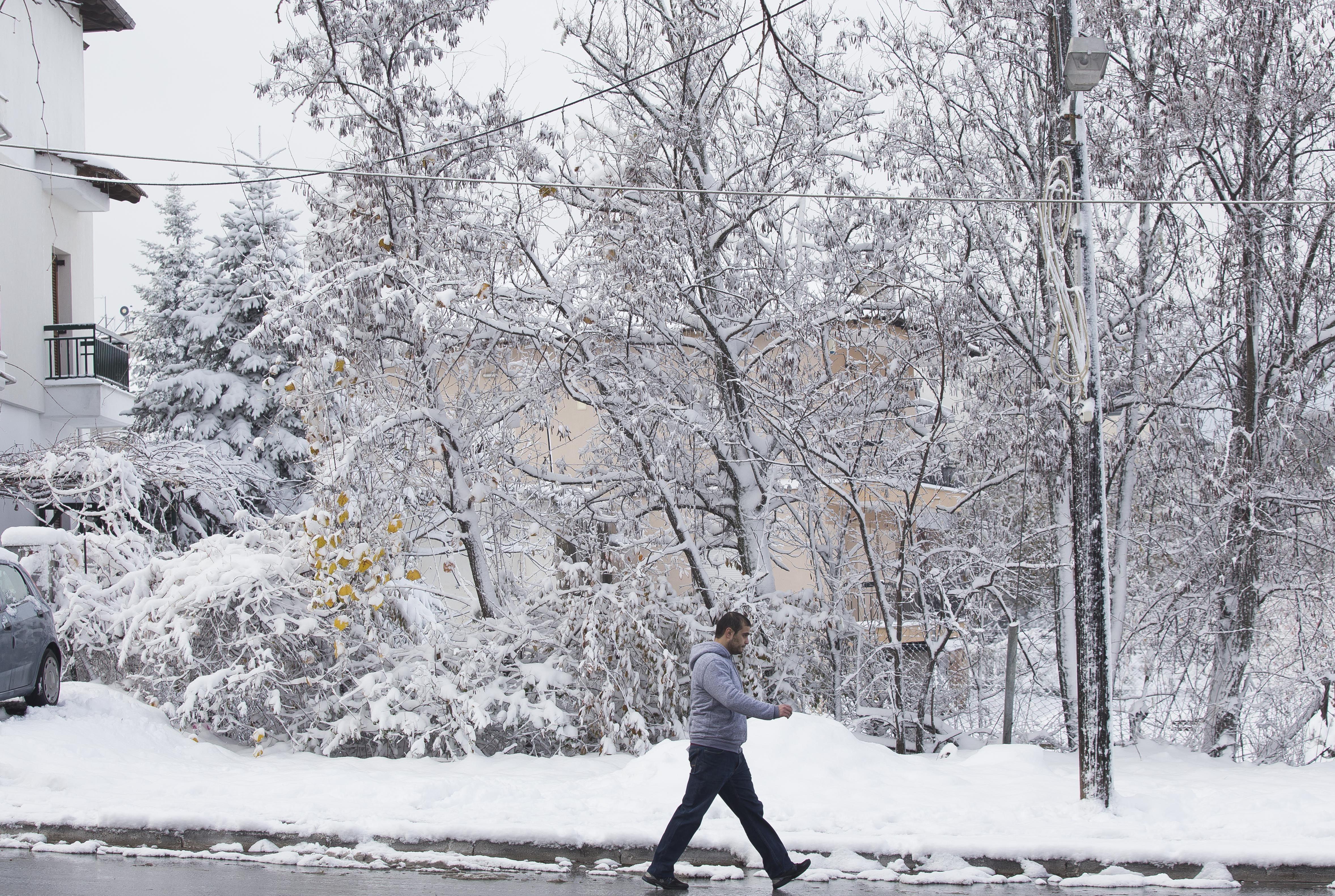 Υπό το μηδέν σε κεντρική και δυτική Μακεδονία ο υδράργυρος