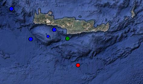 Σεισμός 4,3 Ρίχτερ νότια της Κρήτης