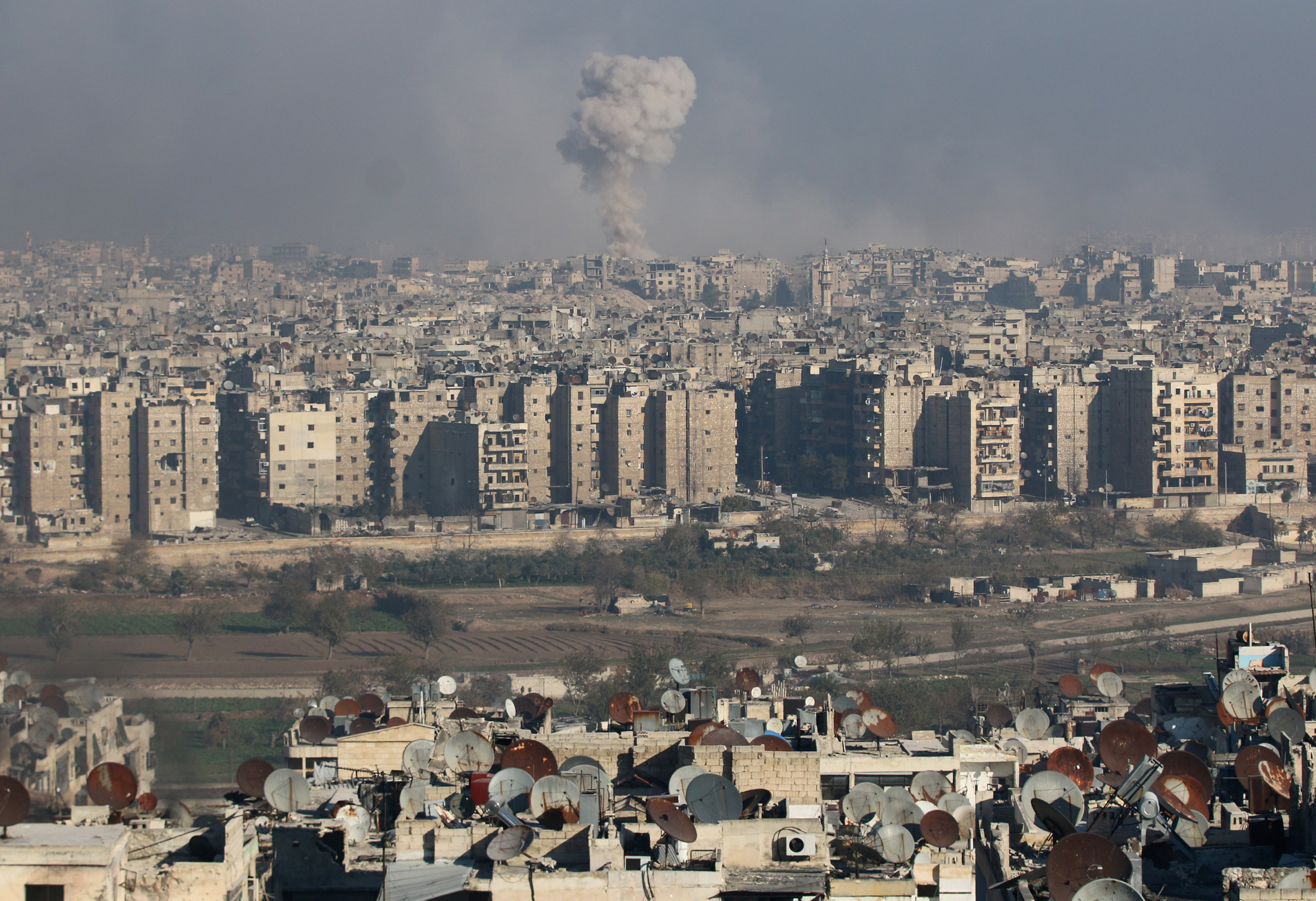 Χαλέπι: Η Δαμασκός ελέγχει το 93% της πόλης, λέει η Μόσχα