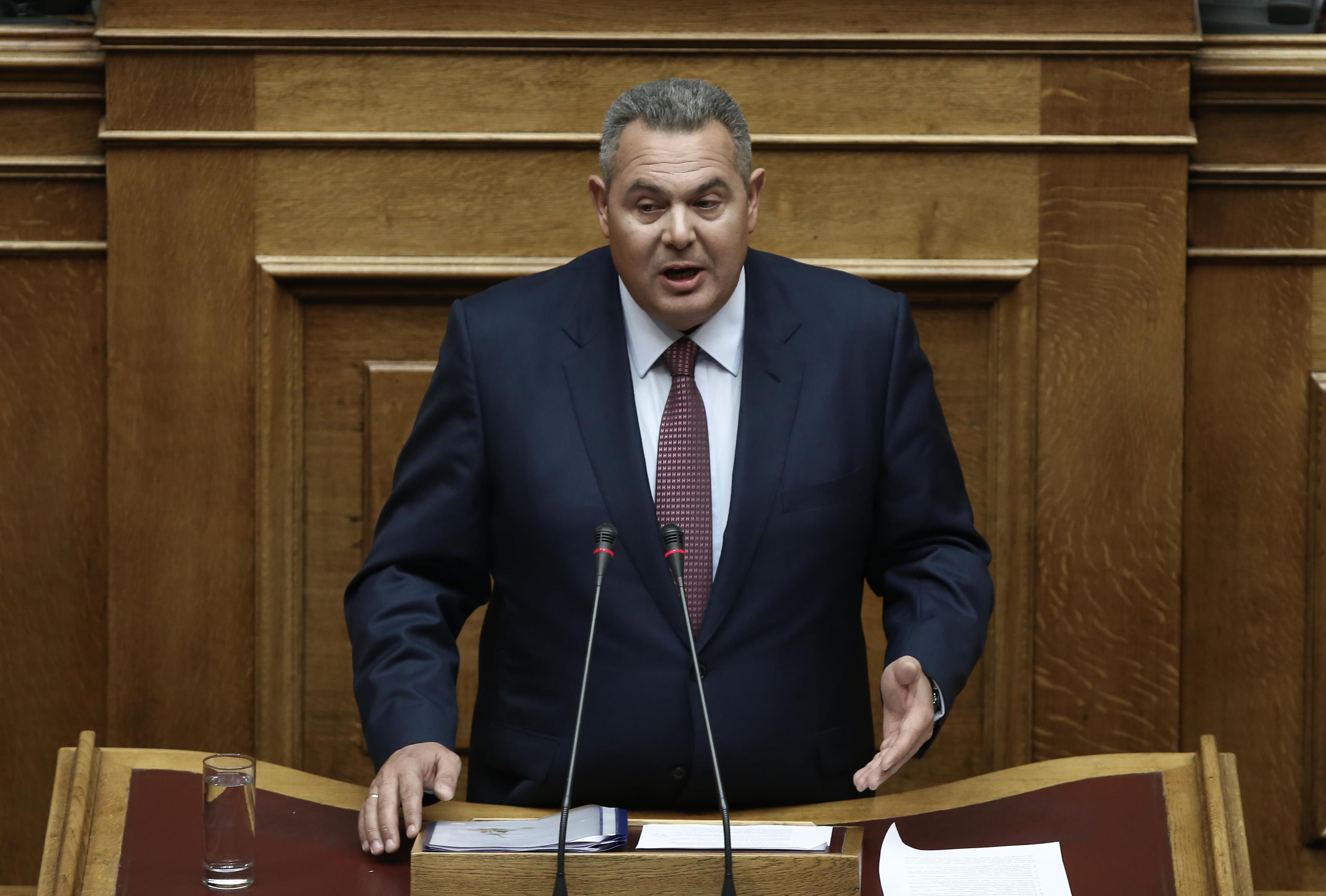 Πάνος Καμμένος: Θα αναχαιτίζεται όποιος εισέρχεται παράνομα στη χώρα