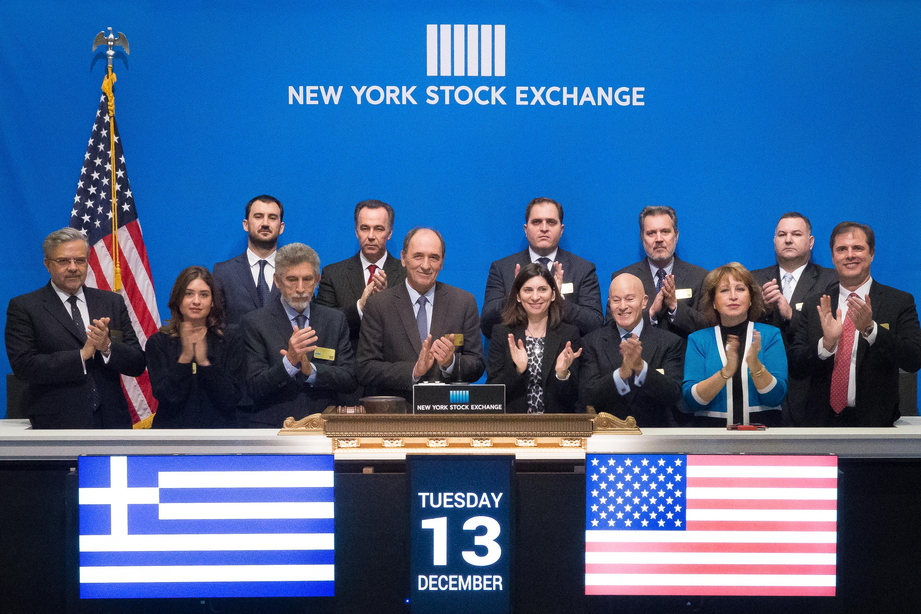 Ημέρα Ελλάδος στο Χρηματιστήριο της Νέας Υόρκης