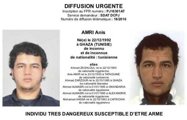 Ανθρωποκυνηγητό για την σύλληψη Τυνήσιου μετά την επίθεση στο Βερολίνο