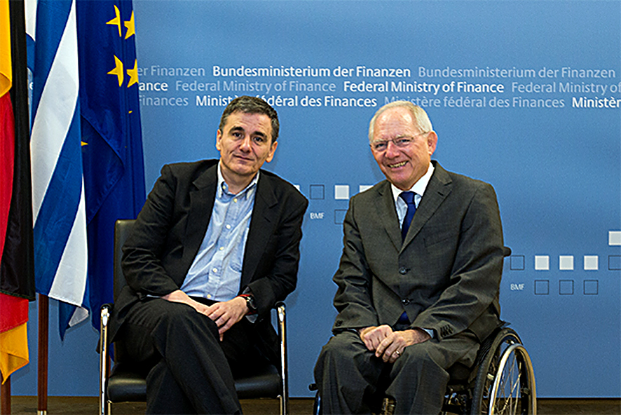 Τον Σόιμπλε βλέπει ο Τσακαλώτος πριν από το Eurogroup