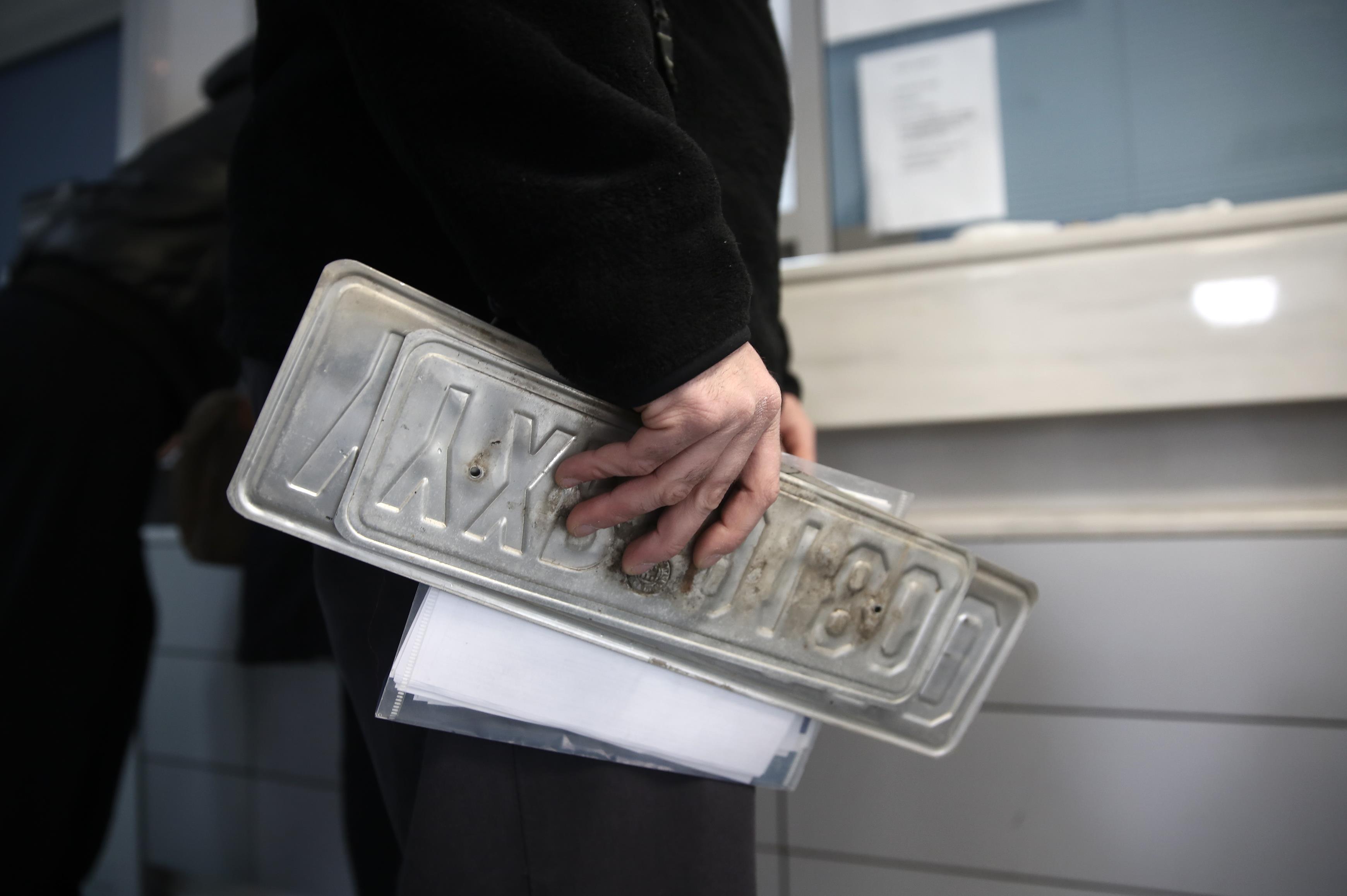 Θεσσαλονίκη: Λιγότερες οι καταθέσεις πινακίδων το 2016