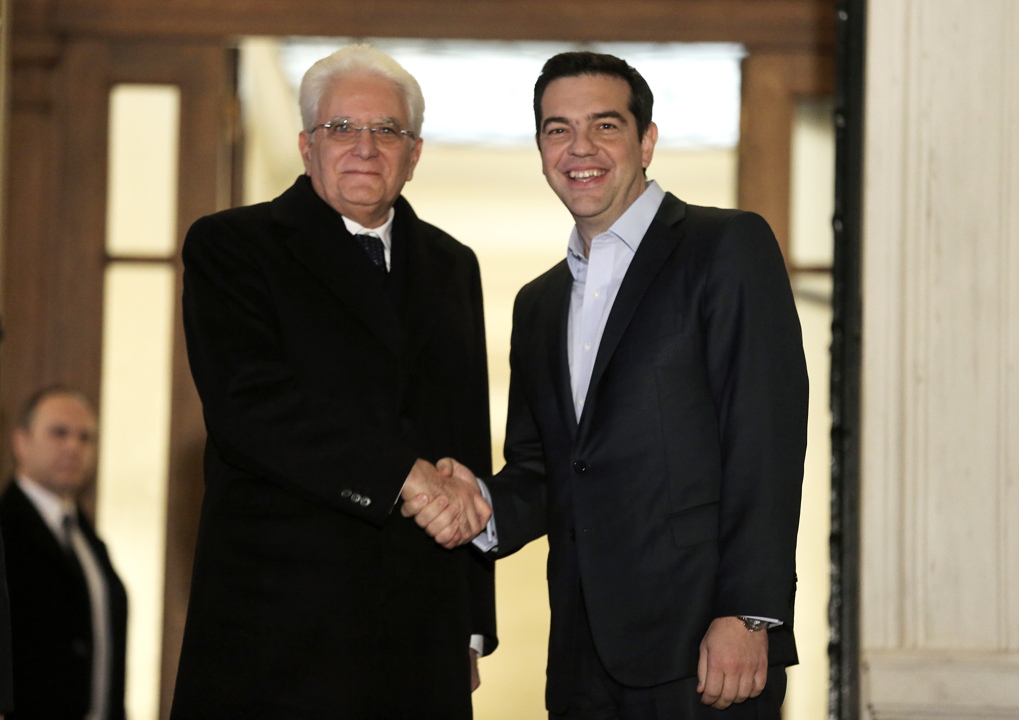 Συνάντηση Τσίπρα με τον Ιταλό πρόεδρο Σέρτζιο Ματαρέλα