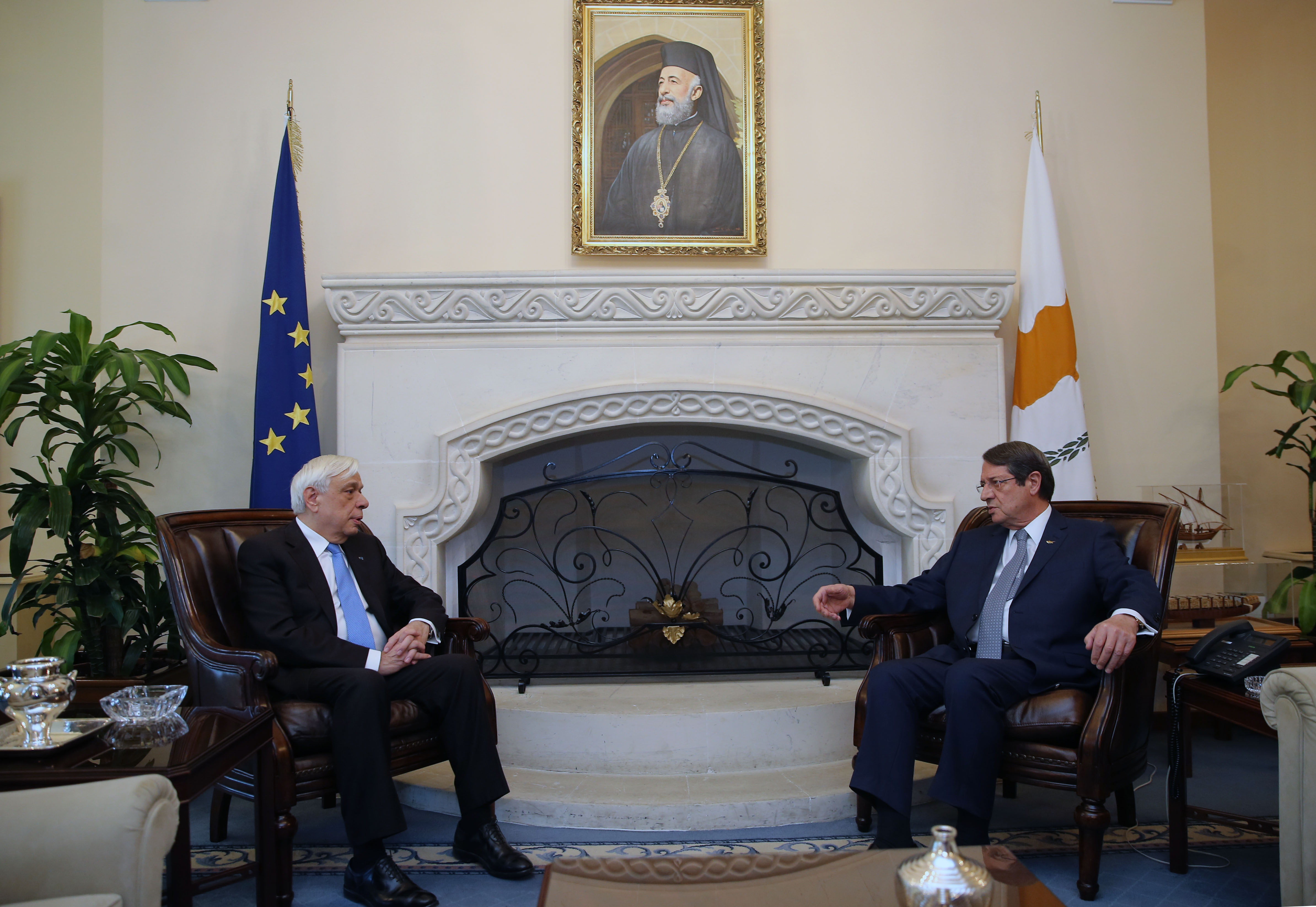 Παυλόπουλος-Αναστασιάδης: Λύση του Κυπριακού χωρίς εγγυήσεις