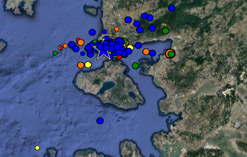 Δεκάδες σεισμικές δονήσεις στη θαλάσσια περιοχή της Λέσβου