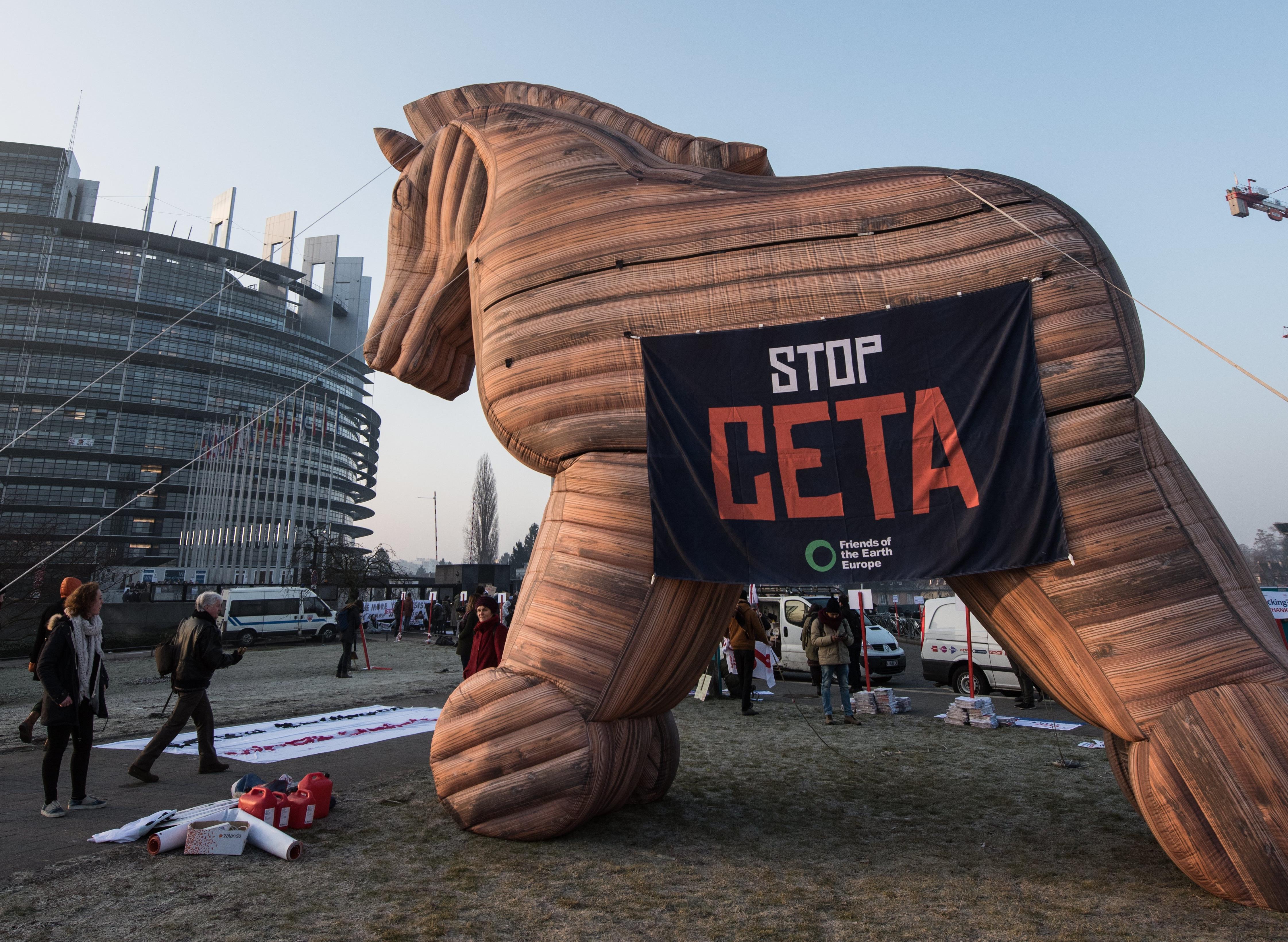 Το Ευρωπαϊκό Κοινοβούλιο ψηφίζει για την CETA