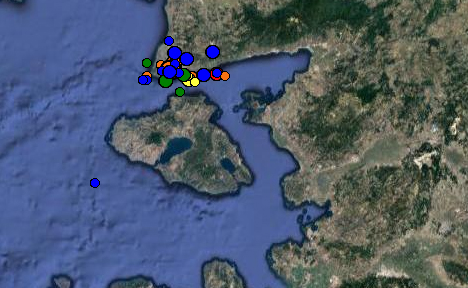 Σεισμικές δονήσεις ανοιχτά της Λέσβου και στη νότια Κρήτη