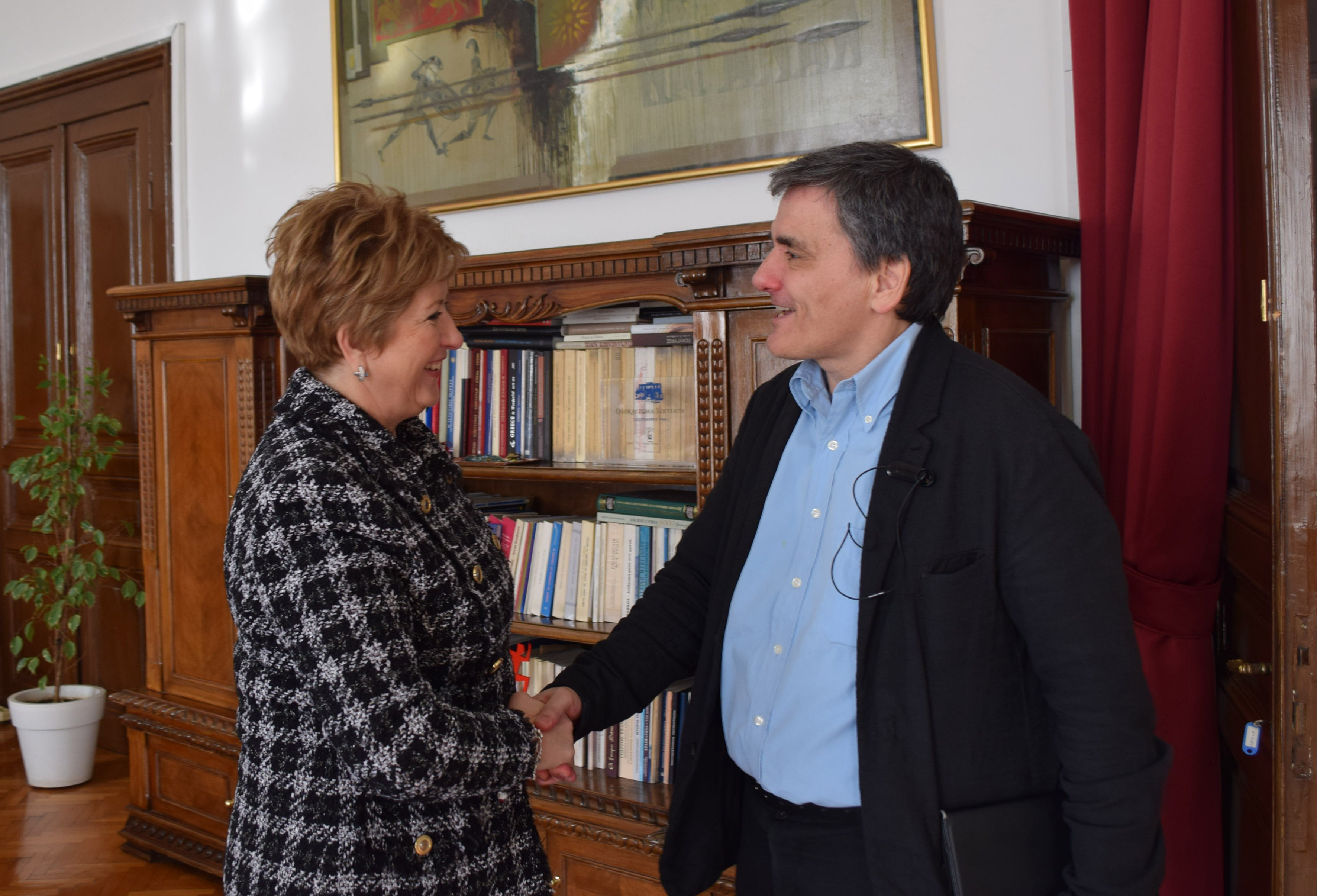 Σειρά επαφών του Ευ.Τσακαλώτου στη Θεσσαλονίκη για τα προβλήματα της πόλης