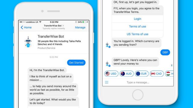 Υπηρεσία πληρωμών στο εξωτερικό μέσω Messenger λανσάρει η TransferWise