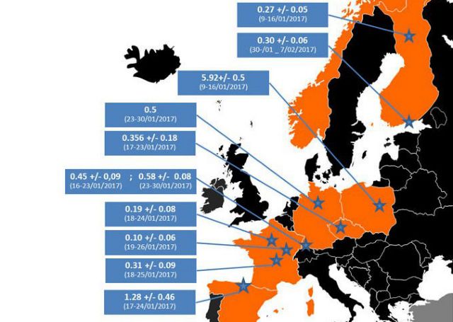 Ραδιενεργό ιώδιο εξαπλώνεται μυστηριωδώς στην Ευρώπη