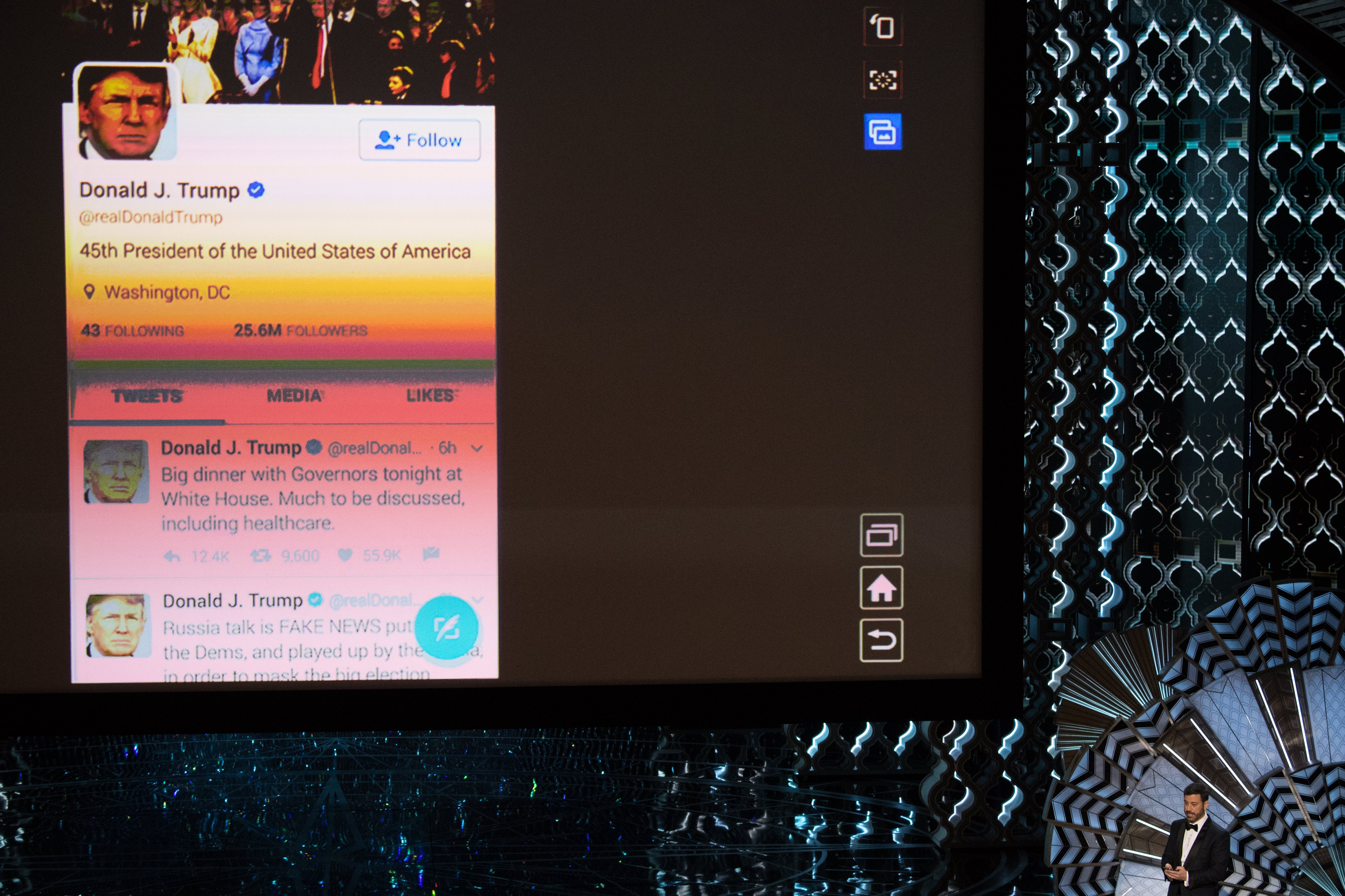 Ο Τραμπ ήθελε να πει την τελευταία κουβέντα στο θέμα των Όσκαρ
