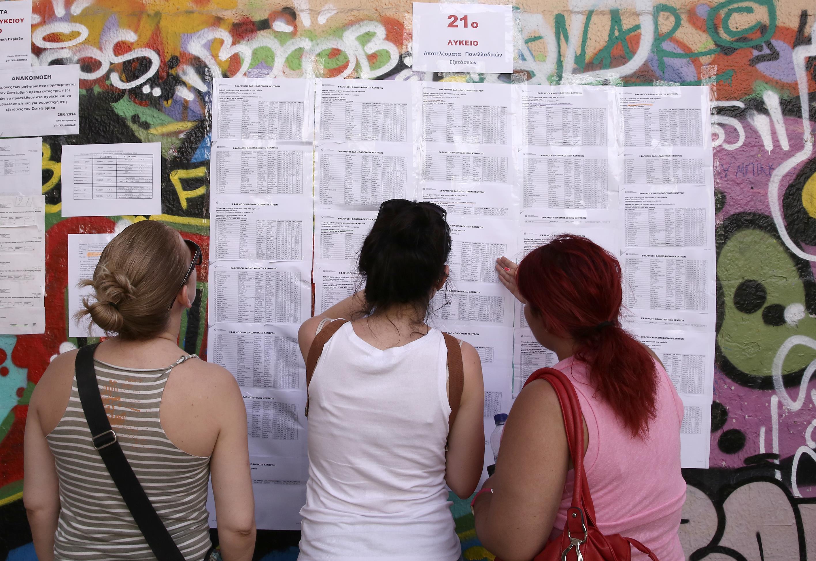 Στους 69.490 ο αριθμός των εισακτέων για το 2017 – 2018