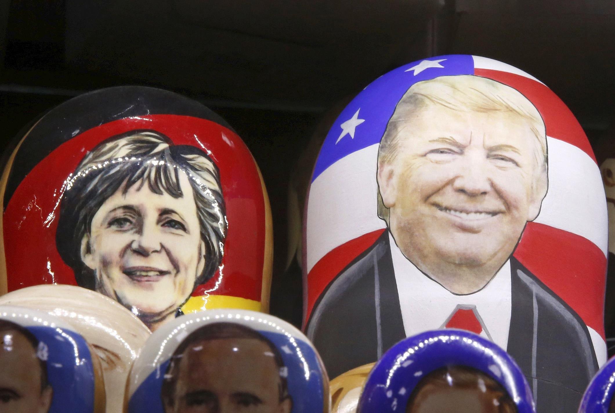 Η Μέρκελ συναντά τον τρίτο πρόεδρο και ο Τραμπ την πρώτη καγκελάριο