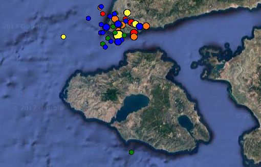 Σεισμός 4,4 βαθμών στα μικρασιατικά παράλια απέναντι από τη Λέσβο